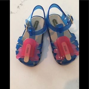 Mini Melissa Popsicle Shoes- Size 7